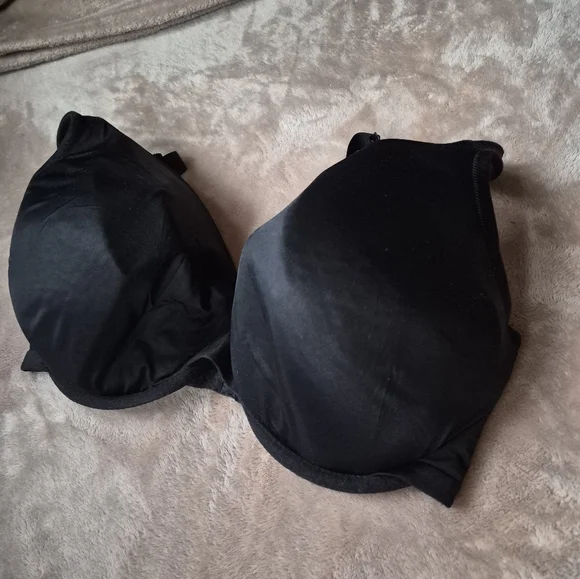 Cacique Intimates Black Women's Bra Size 38F Underwired Padded - Picture 3 of 13